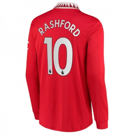 Goedkope Manchester United Rashford 10 Thuisshirt 2022-23 Lange Mouw